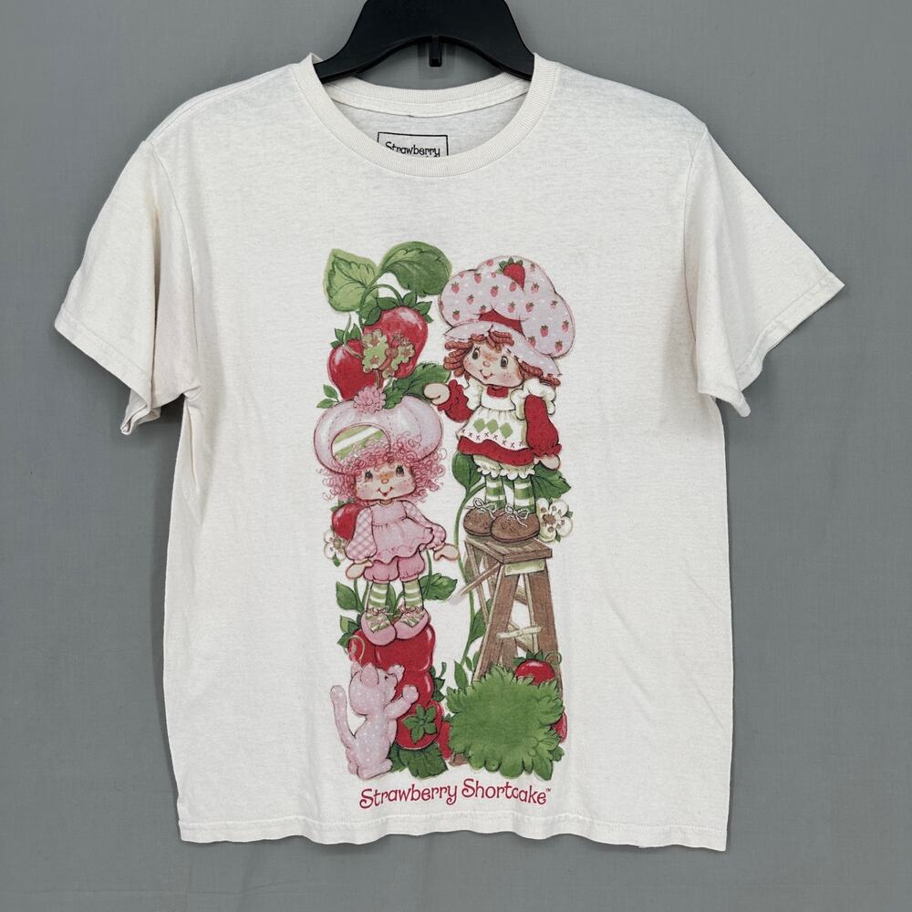 Strawberry Shortcake Shirt Womens XS Cottagecore Cartoon 90s Retro Graphic Tee